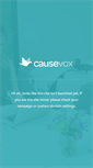 Mobile Screenshot of campglow2011.causevox.com
