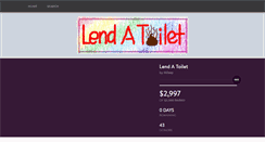 Desktop Screenshot of lendatoilet.causevox.com