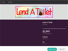 Tablet Screenshot of lendatoilet.causevox.com