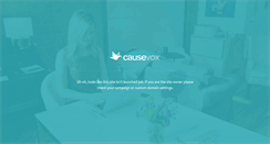 Desktop Screenshot of ccgeneralfund.causevox.com