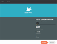 Tablet Screenshot of gwarc.causevox.com